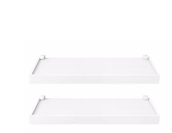 Prateleira Branca 4x20x60cm Moldura Branco (duetto) (peça) 