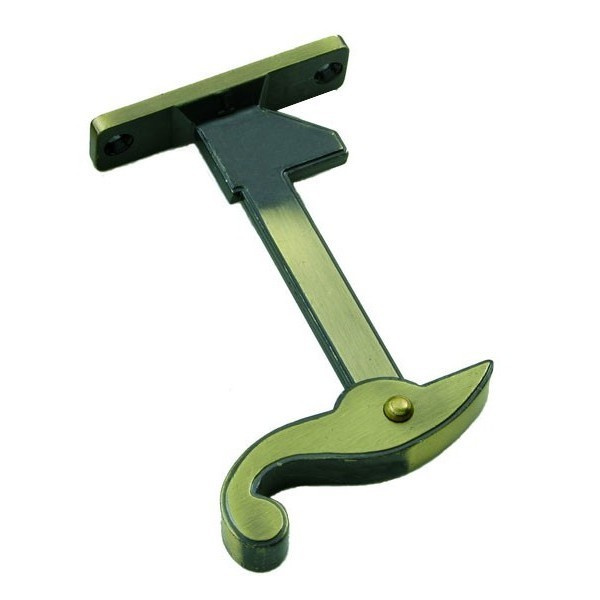 Carranca 2 Furos Lisa Zamac Antique Fll (par) 