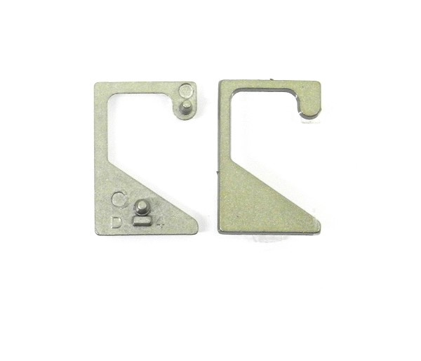 Ponteira Vazada Perfil Mov4125 (15mm) Inox Fosco Fll (par) 