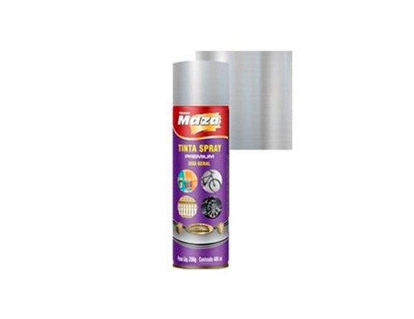 Tinta Spray 400ml/250g Metalico Cromado Maza (peça) 