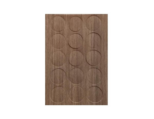 Tapa Furo Adesivo Pvc 18mm Nogueira Boreal Duna (cento) 