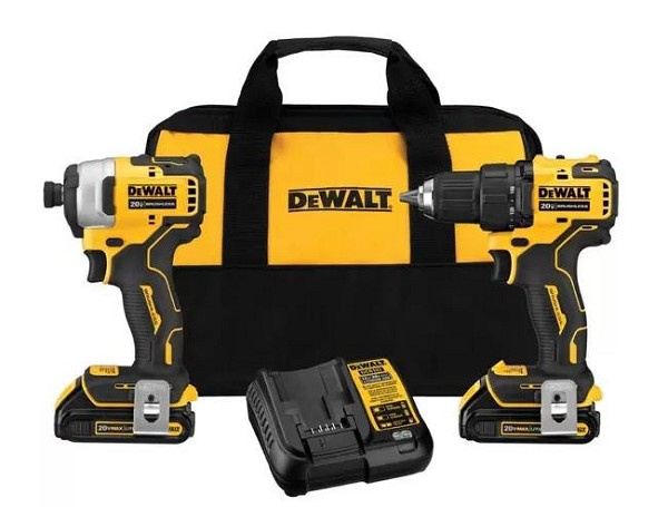 Combo Furad (dcd709) + Paraf (dcf809) 20v Biv Dck279d2-br Bd (peça) 