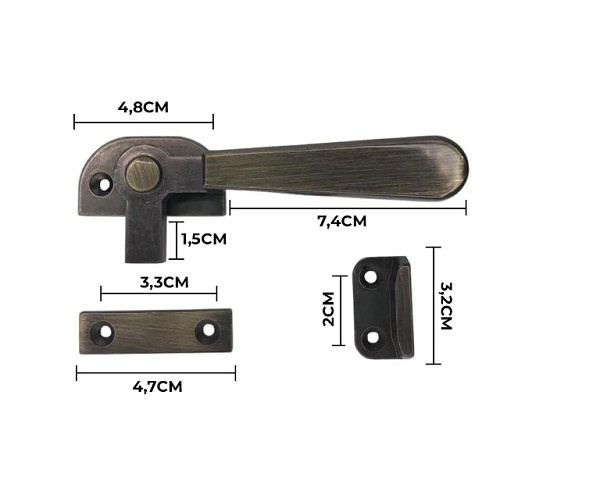 Fecho Maximar Zamac Antique (peça) 
