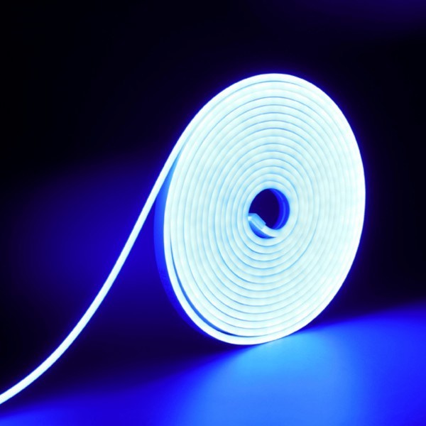 Fita Led Neon Flex 8w 12v 120 Led/m Azul Tas Fll (metro Linear) 