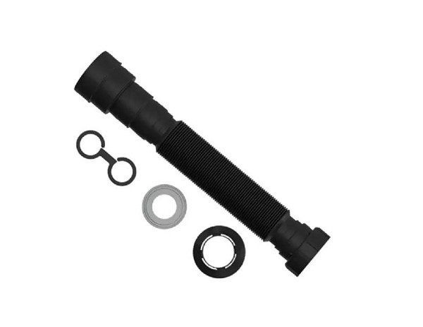 Sifao Tubo Ext Porca Pp C/canopla 70 Cm Preto 030140-41 *** (peça) 