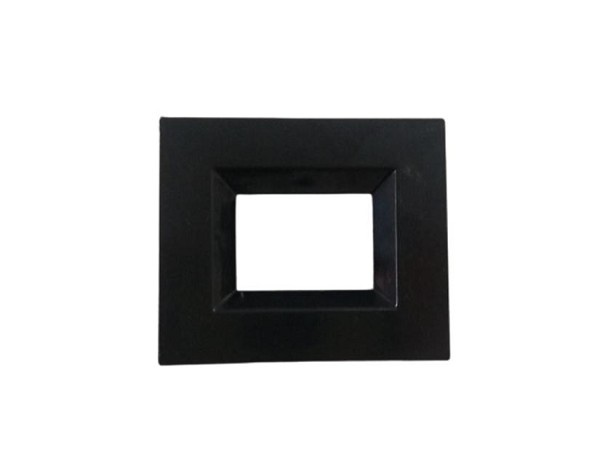 Luminaria Pontual Retang D35 3000k Preta (peça) 