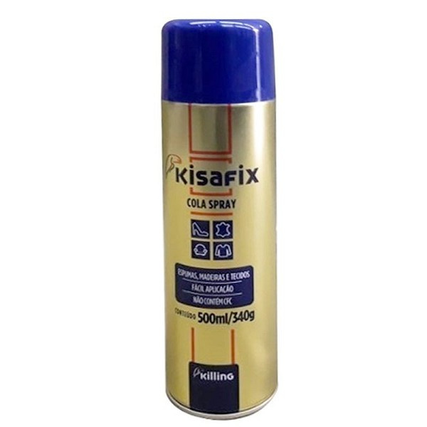 Cola Spray 500ml/340gr Kisafix (peça) 
