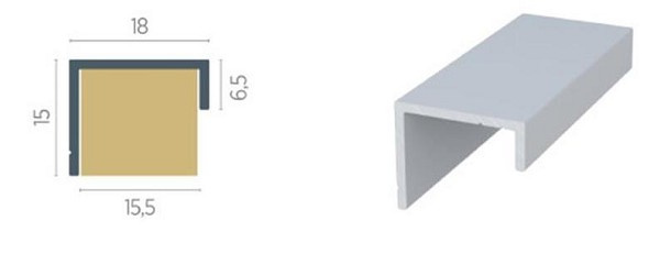 Perfil Aluminio Rm-123 (sp 62l) Rom (metro Linear) 