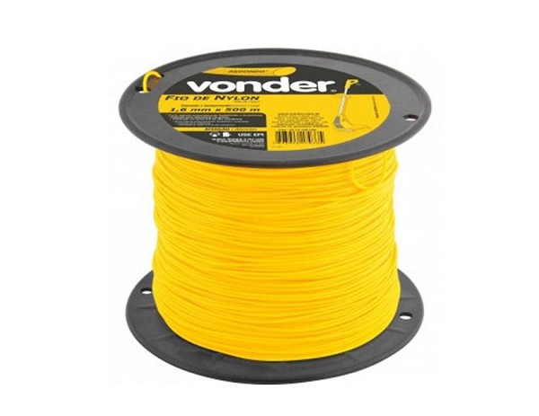 Fio De Nylon 1,6mm Redondo (metro Linear) 