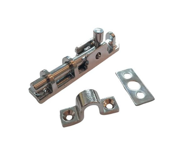 Trinco Uniao 90mm Cromado (peça) 