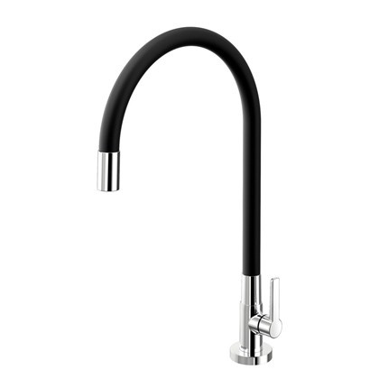 Torneira Coz Mesa Galiflex Chrome/black (peça) 