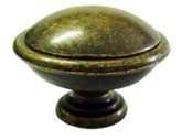Puxador Pz 72 30mm Botao Ouro Velho (peça) 