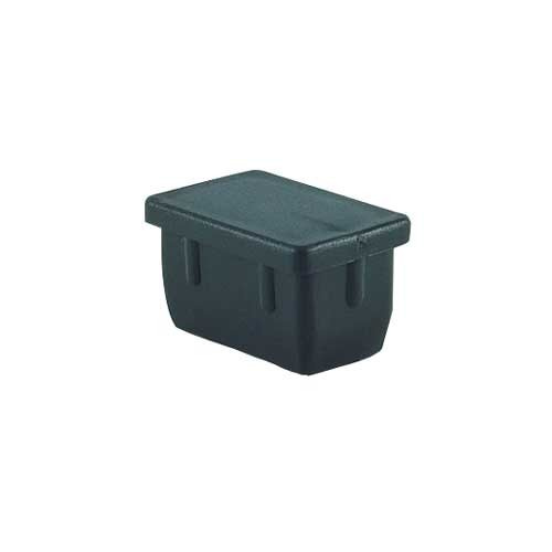Ponteira Plast Int 20x30 Reta Preta Fer (peça) 
