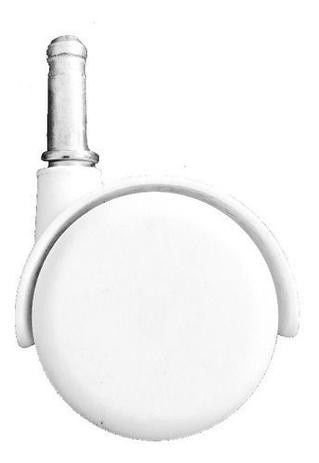Rodizio Sq40 Hg7x50 C/pino P/bucha 6521 Branco Fll (peça) 