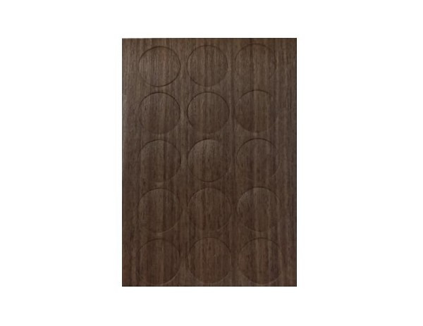 Tapa Furo Adesivo Pvc 18mm Tabaco Linheiro Fll (cento) 