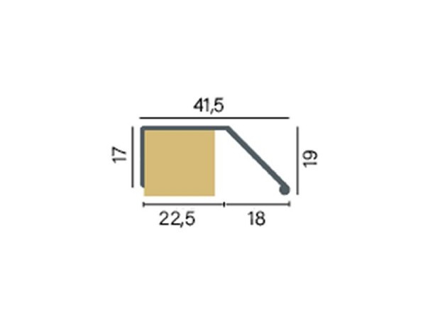 Perfil Pux Aluminio Rm-085 (al-2015 Sp035) (metro Linear) 