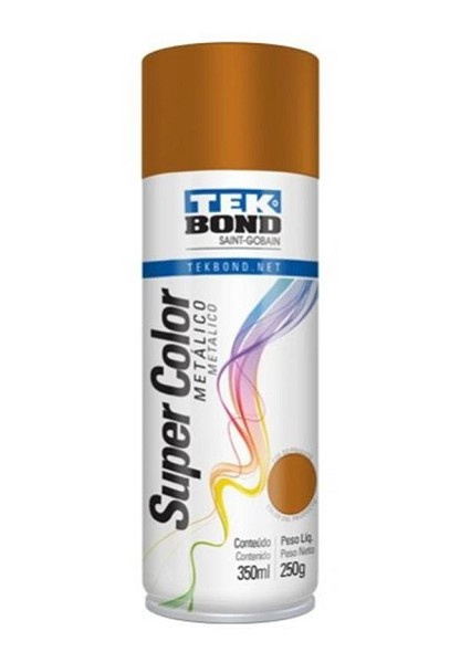 Tinta Aerosol Uso Geral 350ml/250g Ouro Metalico (peça) 