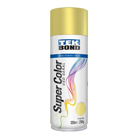 Tinta Aerosol Uso Geral 350ml/250g Dourado Tek (peça) 