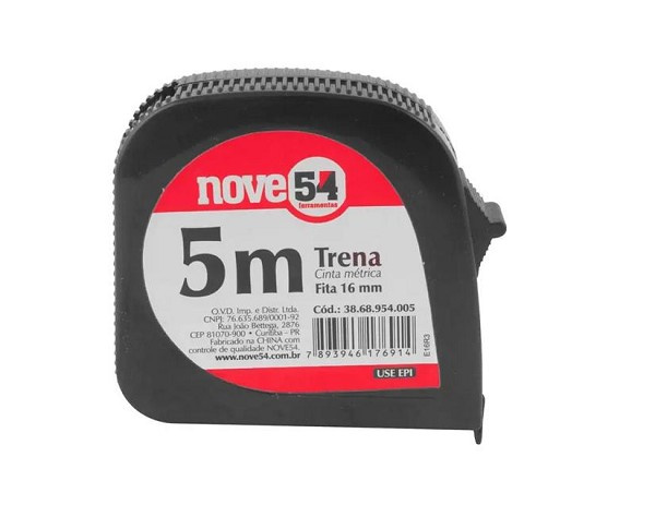 Trena Aco 5mx16mm Hobby 954 (peça) 