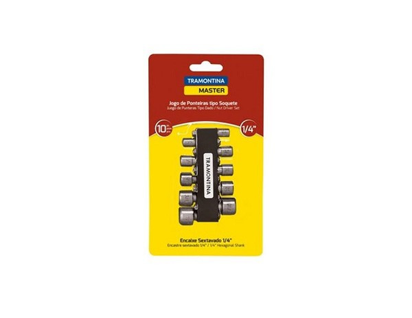 Jogo Ponteiras Tipo Soquete 10 Pcs 43615110 (peça) 