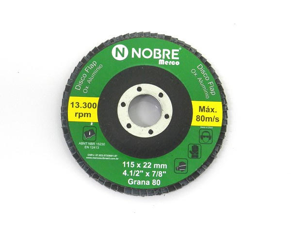 Lixa Flap Disco Blue Fire 4.1/2" Gr 80 (peça) 