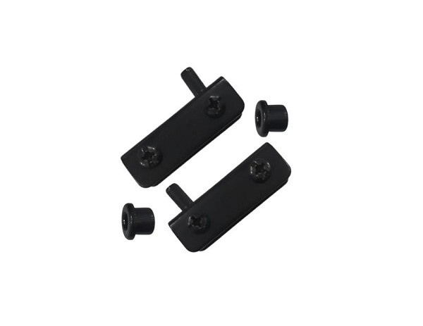 Dobradica P/porta Vidro Preta 361.42.300 (par) 