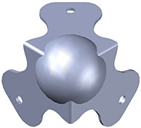 Canto P3 Zincado Fll (peça) 