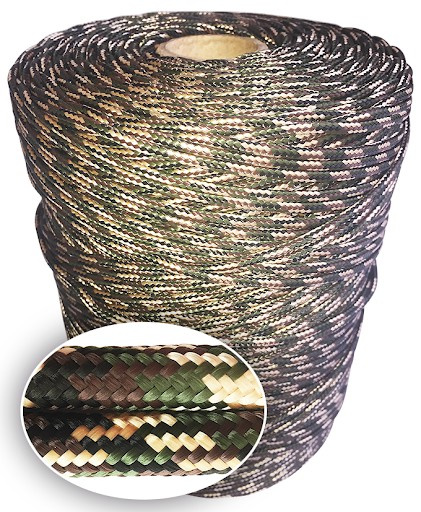 Corda Trancada Pp 8,0mm Camuflada (metro Linear) 