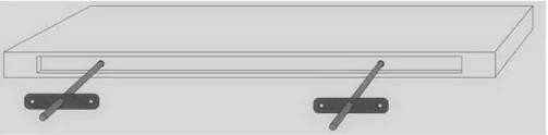 Sup Invisivel 189mm (peça) 