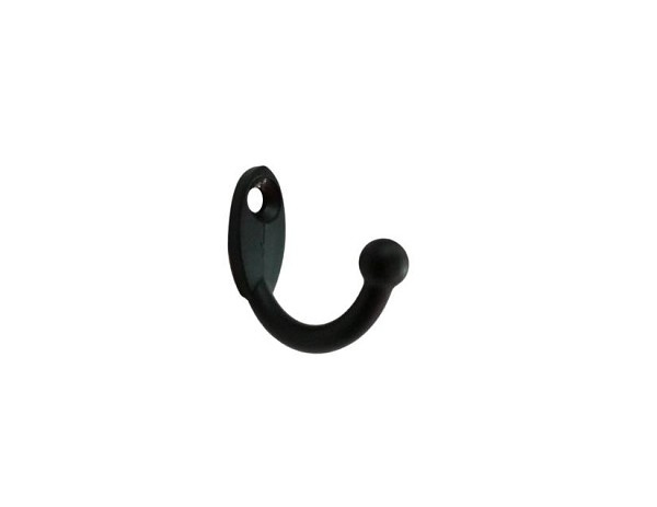 Suporte Gancho Pequeno Preto (peça) 