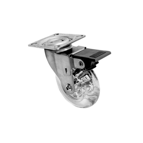 Rodizio 50mm Gel C/freio Fgv/tn (peça) 