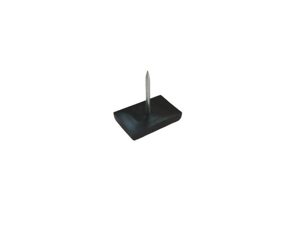 Sapata Plast C/prego Retang Pt-80 Preto (peça) 
