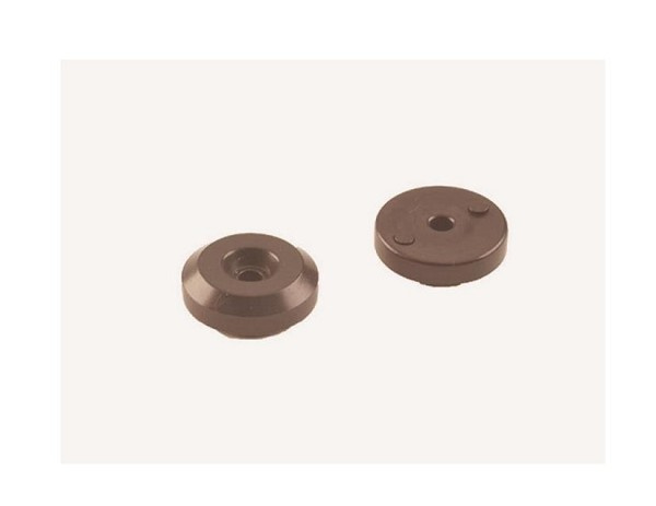 Sapata Plast 14mm Marrom (peça) 
