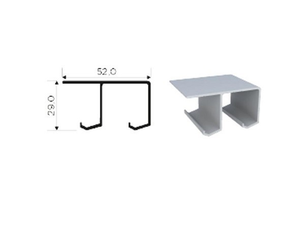 Perfil Aluminio Rm-039 (4019) Rom (metro Linear) 