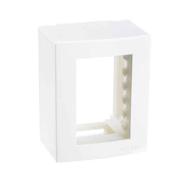 Caixa Sobrepor 95x75 3 Postos C/ Suporte Br Sleek Pa018646 Mgfll (peça) 