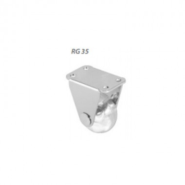 Rodizio 35mm Gel Fixo Rg35 Fgv (peça) 