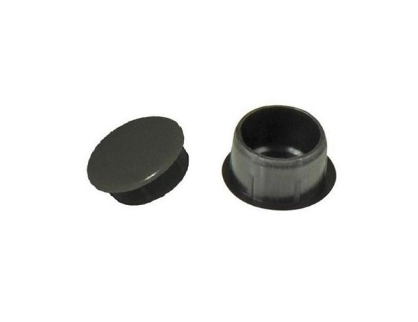 Tapa Furo 10mm Preto (cento) 