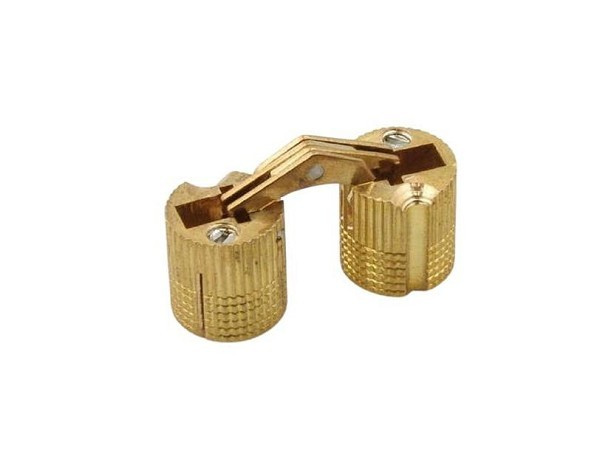 Dobradica Invisivel 12mm Latao Nat Har (peça) 