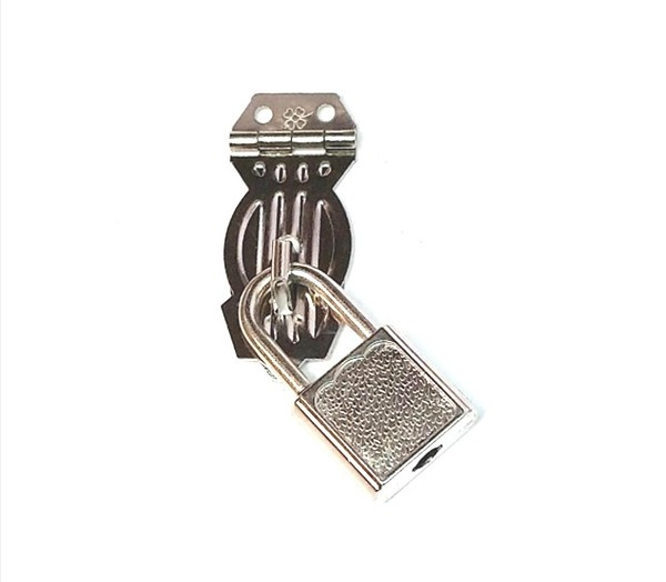 Fecho Caixote P/cadeado A27/29 Niq (peça) 