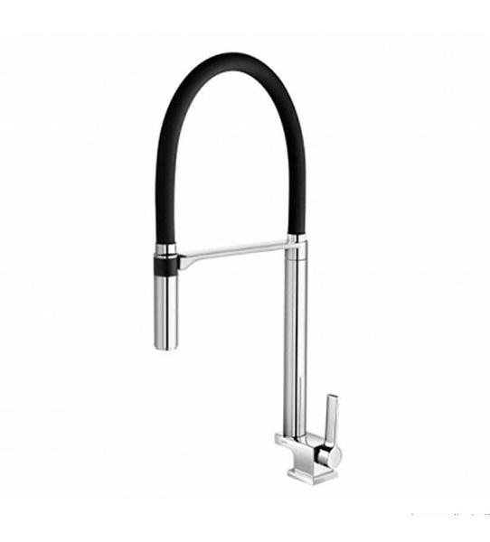 Torneira Coz Mesa Bica Alta Doc-chrome/black Fll (peça) 
