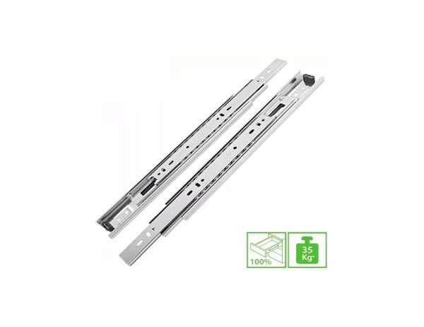 Corredica Telesc H45 400mm 35 Kg (m) Tn/fgv (par) 