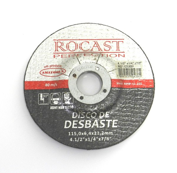 Disco Desbaste 4.1/2x1/4x7/8'' (peça) 