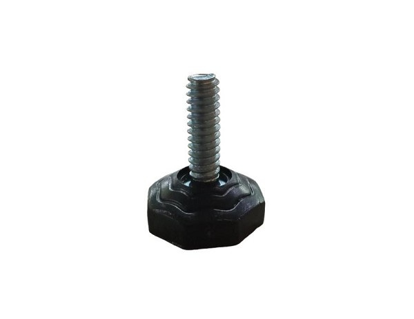 Sapata Plast Regulavel 22mm Par 1/4x3/4 Preta *** (peça) 