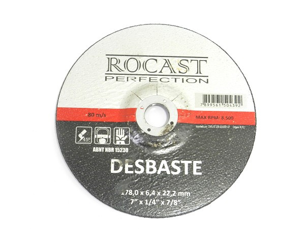 Disco Desbaste 7x1/4x7/8'' (peça) 