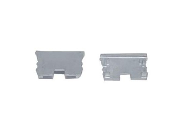 Ponteira Lateral P/perfil Luminaria Embutir (par) 