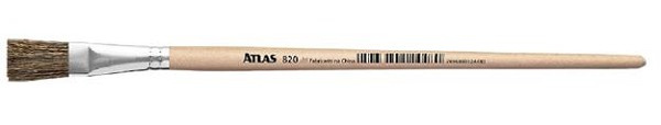 Pincel Artistico Chato Pelo Suino N 18 (peça) 