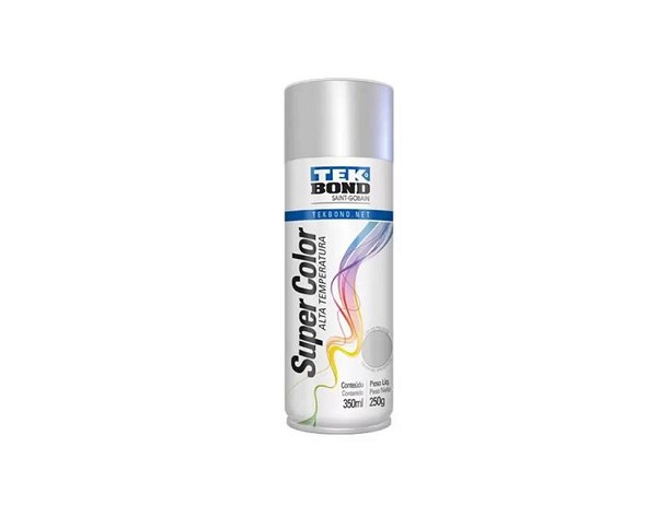 Tinta Aerosol Uso Geral 350ml/250g Aluminio Alta Temp (peça) 