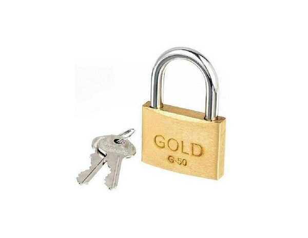 Cadeado Gold Haste Longa 50/50mm (peça) 