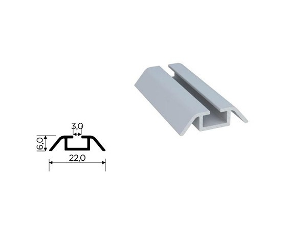 Perfil Aluminio Inf Rm-027 (al2051) (metro Linear) 