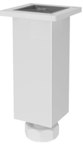 Pe Balcao 150mm Branco (peça) 